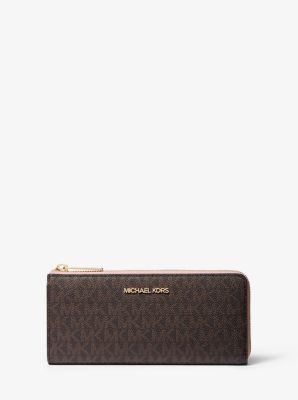 michael kors large zip wallet