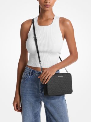 Jet Set Large Logo Crossbody Bag | Michael Kors