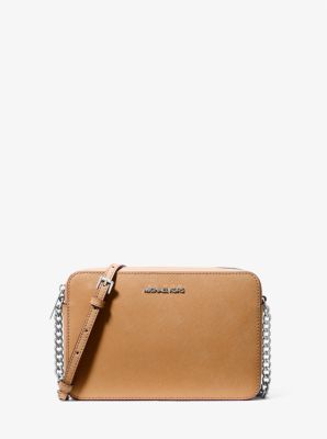 Jet Set Large Saffiano Leather Crossbody Bag image number 0