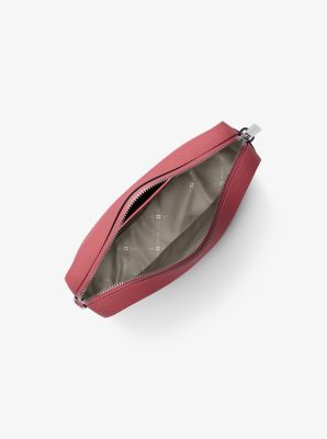 Bandolera Jet Set grande de piel saffiano in HIBISCUS | Michael Kors
