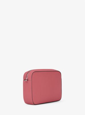 Bandolera Jet Set grande de piel saffiano in HIBISCUS | Michael Kors