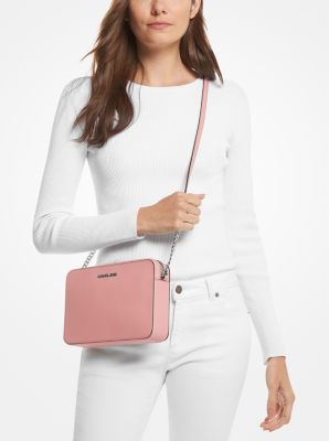 Jet Set Large Saffiano Leather Crossbody Bag Michael Kors Canada