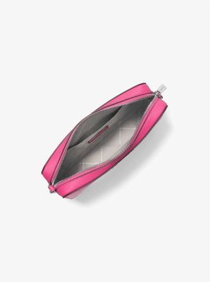 Jet Set Large Saffiano Leather Crossbody Bag in DRAGONFRUIT | Michael Kors