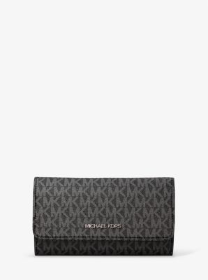 Jet Set Large Signature Logo Tri-Fold Wallet image number 0