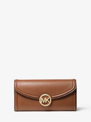 Fulton Large Pebbled Leather Continental Wallet | Michael Kors