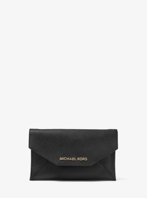 MICHAEL Michael Kors Jet Set Medium Saffiano Leather Snap-pocket