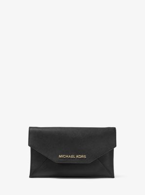 michael kors tan clutch