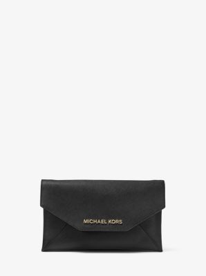 michael kors grey clutch