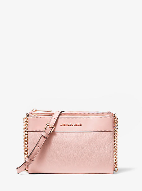 Kenly Large Pebbled Leather Crossbody Bag