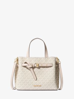 Michael Kors Poppy Color-Block Logo W - Vanilla • Price »