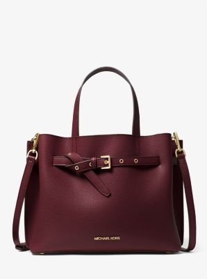 Emilia Large Pebbled Leather Satchel | Michael Kors