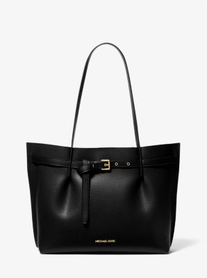 Emilia Large Pebbled Leather Tote Bag Michael Kors