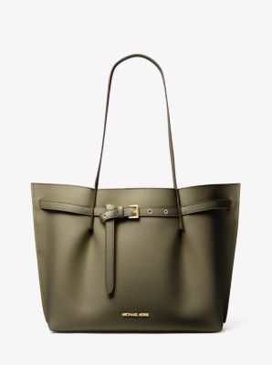 Emilia Large Pebbled Leather Tote Bag Michael Kors Canada