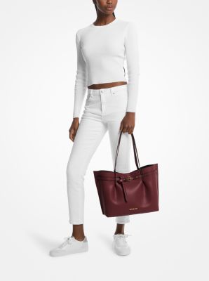 Emilia Large Pebbled Leather Tote Bag