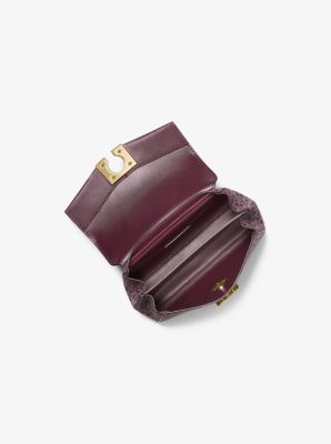 Lita Small Two-Tone Logo and Leather Crossbody Bag image number 1