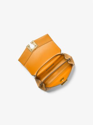 Lita Small Two-Tone Logo and Leather Crossbody Bag image number 1