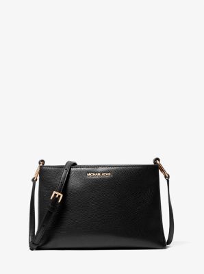 Michael Kors Mercer XS Extra Small Phone Crossbody Bag Leather Black