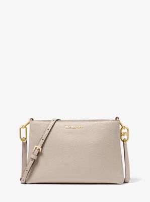 Trisha Medium Pebbled Leather Crossbody Bag | Michael Kors