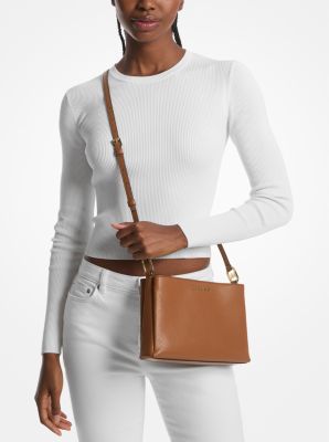 Trisha Medium Pebbled Leather Crossbody Bag