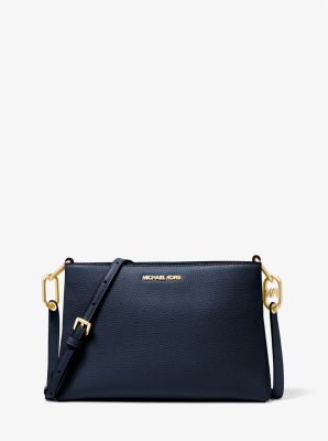 Trisha Medium Pebbled Leather Crossbody Bag | Michael Kors