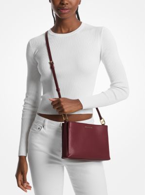 Trisha Medium Pebbled Leather Crossbody Bag