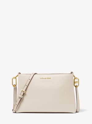 Trisha Medium Pebbled Leather Crossbody Bag | Michael Kors