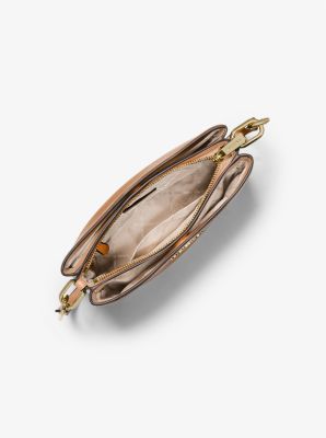 Trisha Medium Pebbled Leather Crossbody Bag in BLACK - Sale