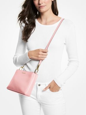 Trisha Medium Pebbled Leather Crossbody Bag image number 1