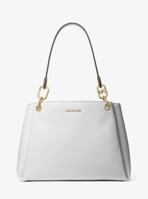 Trisha Large Logo Shoulder Bag