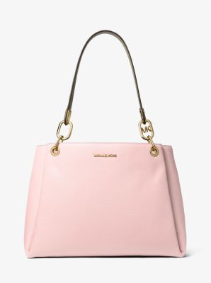 Trisha Large Pebbled Leather Shoulder Bag | Michael Kors