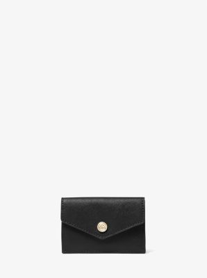 Michael Kors Small Saffiano Leather Envelope Crossbody Bag Cash