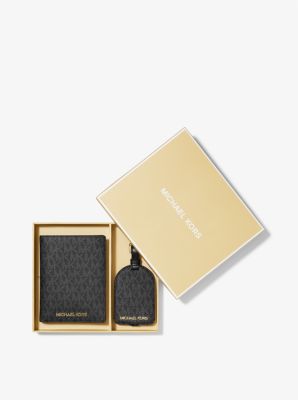 Logo Passport Case and Luggage Tag Gift Set | Michael Kors