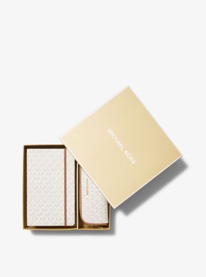 Logo Notebook and Pencil Case Gift Set Michael Kors