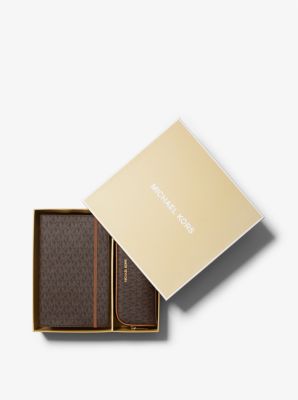 Logo Notebook and Pencil Case Gift Set | Michael Kors