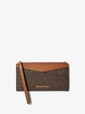 Michael Kors Adele Jet Set Wallet in Brown