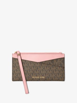 Jet Set Medium Logo Crossover Wristlet | Michael Kors