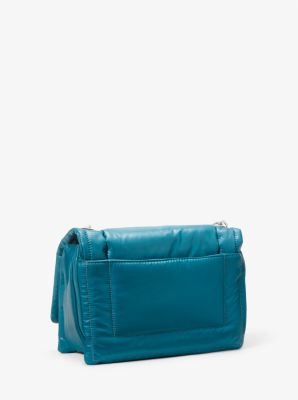 Rory Medium Quilted Shell Crossbody Bag