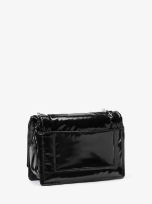 Rory Medium Quilted Patent Crossbody Bag