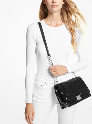Rory Medium Quilted Patent Crossbody Bag