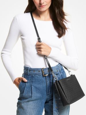 Trisha Medium Logo Crossbody Bag | Michael Kors