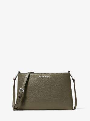 Trisha Medium Pebbled Leather Crossbody Bag image number 0