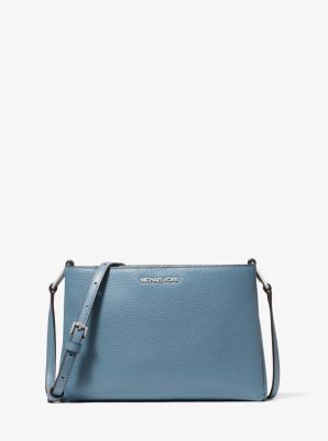 Trisha Medium Pebbled Leather Crossbody Bag