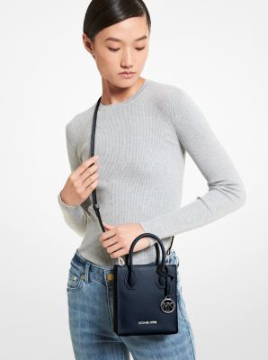 Mercer Extra-Small Pebbled Leather Crossbody Bag