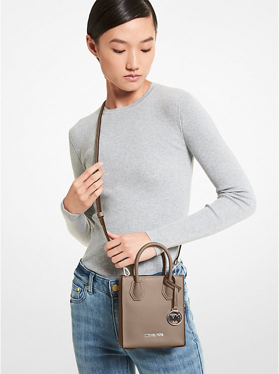 Mercer Extra-Small Pebbled Leather Crossbody Bag image number 2