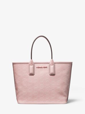 Jodie Small Logo Jacquard Tote Bag | Michael Kors