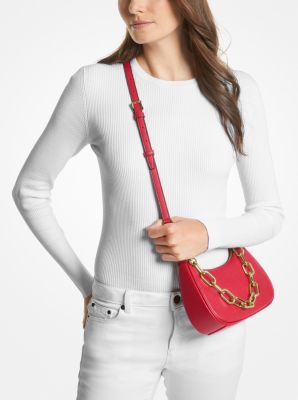 Cora Medium Pebbled Leather Shoulder Bag | Michael Kors