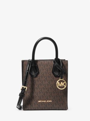 Michael Kors 35T1Gm9C0I Mercer Extra-Small Logo And Leather