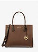 Mercer Large Leather and Signature Logo Accordion Tote Bag image number 0