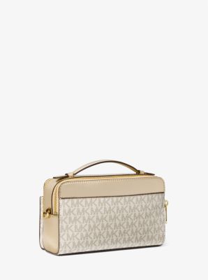 Jet Set Medium Signature Logo and Patent Double-Zip