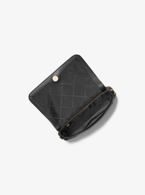 Jet Set Medium Signature Logo and Patent Convertible Crossbody Bag